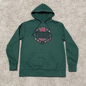 Portland Thorns Hoodie Mens Large Green Soccer Performance Pullover EG-PRO RCTID